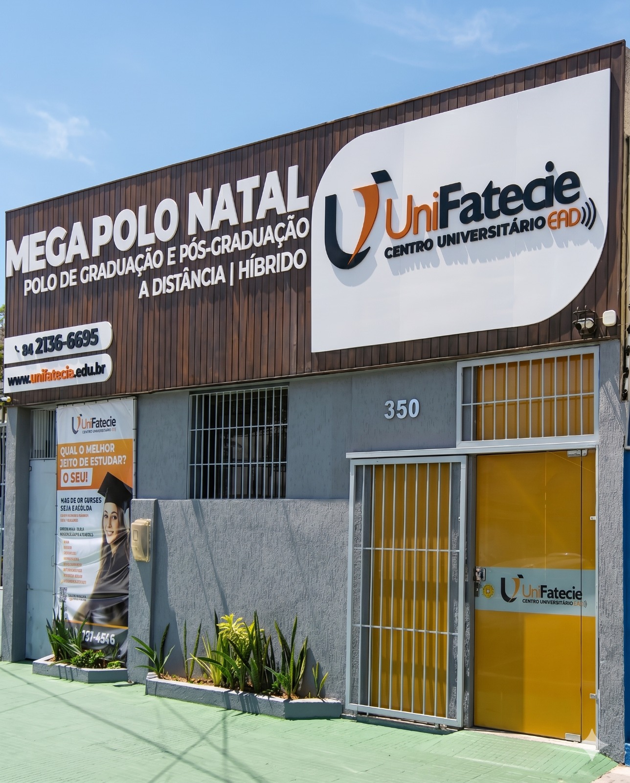 Fachada do Mega Polo Unifatecie Natal